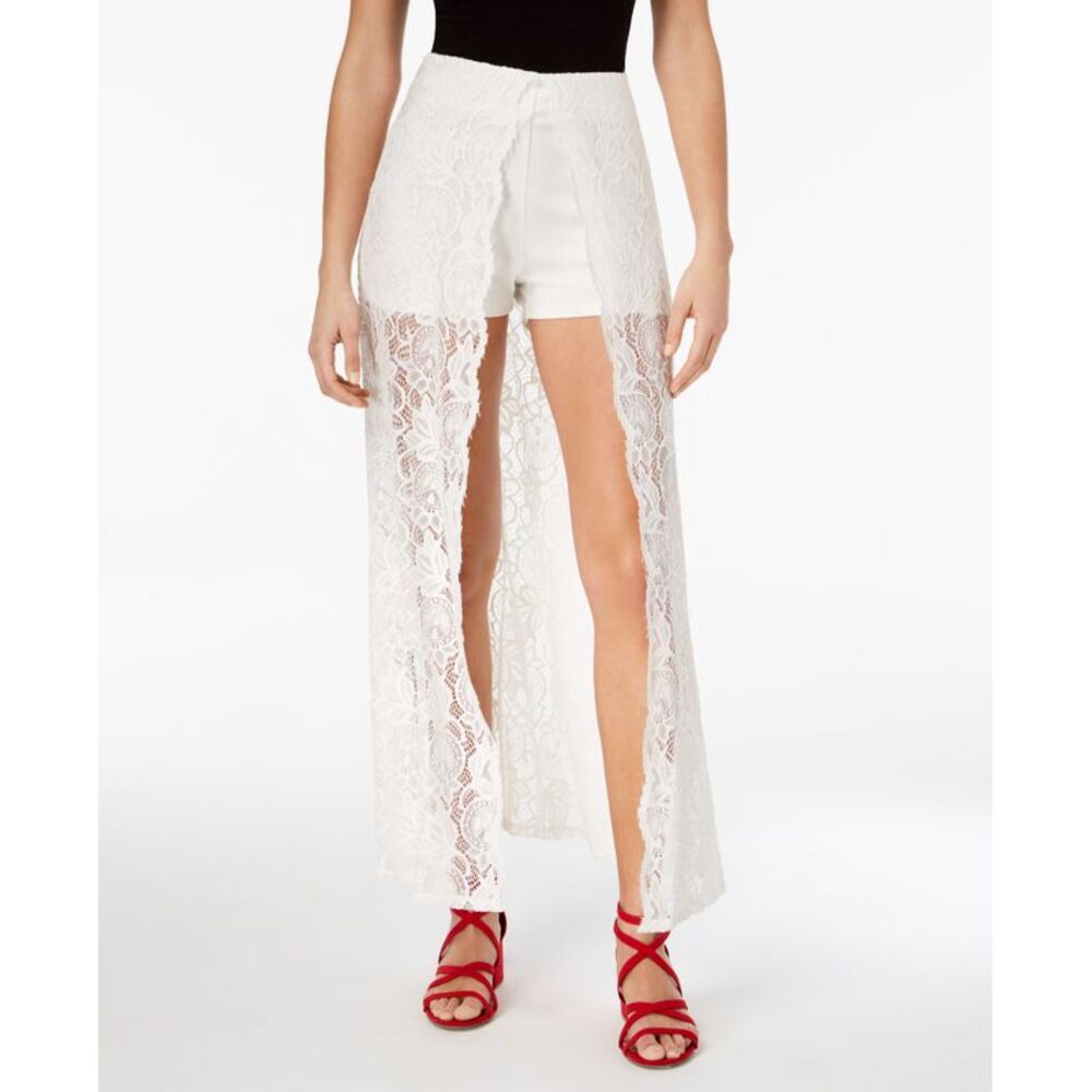 Material Girl Lace Walk Through Shorts